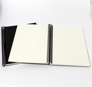 A5 Black on Eco Coil Book product image